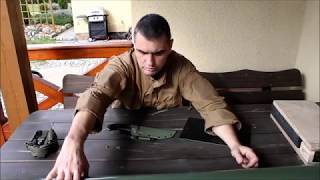 quotSurvivalowe Ciekawostkiquot odc 12 Pochwa do noża z PCV How to make PVC sheath for knife [upl. by Kcirdled]