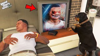 Chop Found Secret Mirror Inside Franklins Room In Gta 5 [upl. by Ahsiyn]