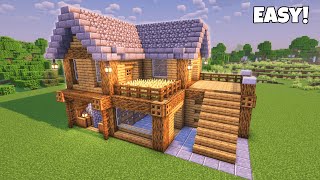 Minecraft Ultimate Survival House Tutorial⚒️ [upl. by Lovich]