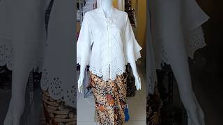 Kebaya Encim Aldora Motif Laser Cut Bunga  Bahan Baloteli Premium Halus Lembut Adem kebayaencim [upl. by Jeth137]