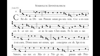 Symbolum ApostolorumCredo in Deum VI [upl. by Ailsa]