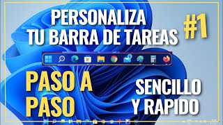 Como Colocar la Barra de Tareas Transparente en Windows con TranslucentTB Personaliza tu PC [upl. by Nadab]