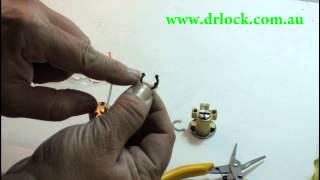 201 Tail Rim Lock Tail  How to Replace  You need to cut to Size to suit door [upl. by Adair]