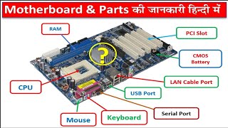 Computer Motherboard Explained  Motherboards explained in Hindi  What is motherboard in computer [upl. by Natehc]