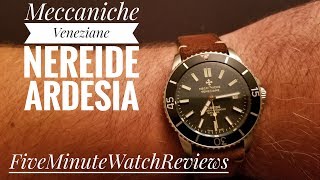 Meccaniche Veneziane Nereide Ardesia Automatic Swiss Diver Unboxing and Review [upl. by Hatcher262]