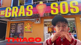 Tacos famosos de TikTok los Grasosos en Tlalnepantla Thiago pop [upl. by Zakaria]