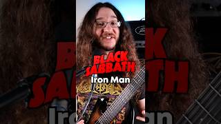 Iron Man  Black Sabbath guitar guitarlesson metal [upl. by Perce]