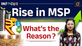 Rise in MSP Why  Rabi Crops  InFocus  Drishti IAS English [upl. by Aisined313]