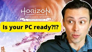 Horizon Forbidden West PC System Requirements Analysis [upl. by Roxi]