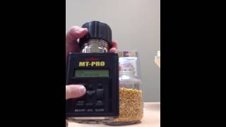 Agratronix MTPro Grain Tester quick training session [upl. by Nikola]