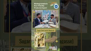 Sugarcane Bagasse Plates Export Areca Leaves Pates Export  Decompostible Tableware Export Import [upl. by Dennet576]