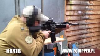 Equippedpl 556 x 45 NATO 223 HK416 Shooting in Heckler amp Koch [upl. by Aniuqahs]