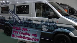 RSG 596  VW Crafter Ausbau mit Rundsitzgruppe der Reisemobilmanufaktur Schirner [upl. by Nitsed]