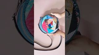 Diy sling bag making scrapfabricprojects patchwork bagmaking slingbag [upl. by Ydroj]