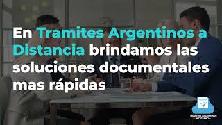 TRÁMITES ARGENTINOS A DISTANCIA 🇦🇷 como apostillar un documento [upl. by Trevah960]