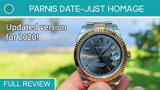 Parnis DateJust Homage Full review [upl. by Philender664]