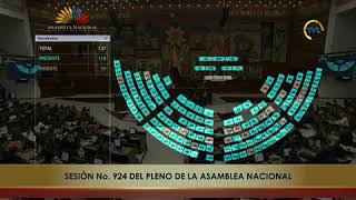 Votación de la moción de la asambleísta Gissela Garzón  Sesión 924 [upl. by Petromilli]