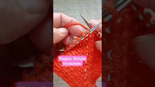 Easy Raglan Increases Made Simple [upl. by Yema774]