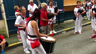 Les Piperade Pipers aux fêtes de Bayonne [upl. by Henleigh]