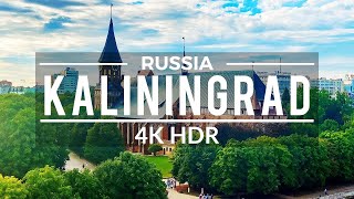 Kaliningrad Russia 🇷🇺  by drone in 4K HDR 60fps [upl. by Dawaj]