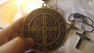 Magical Spiritual Medal of San Benito Amulet Talisman [upl. by Aramot908]