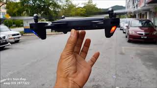 DM107s hd camera drone with barometer test [upl. by Odnomar691]