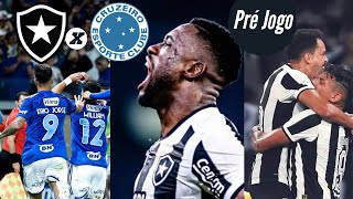 PRÉ JOGO BOTAFOGO X CRUZEIRO MATHEUS MARTINS CONTRATADO [upl. by Naesyar]