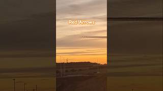 Waddington redarrows aviation sunset sun winter training 2024 shorts trending raf cool [upl. by Randene]