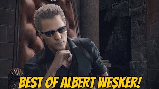 Top 25 BEST Albert Wesker Moments In Resident Evil [upl. by Ocinemod]