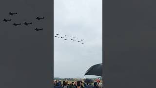 Spitfire flyby at Duxford Battle of Britain Airshow 2023 [upl. by Harman241]