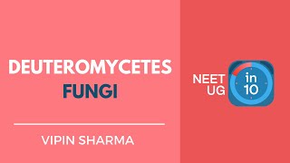 Deuteromycetes  Fungi  NEET Biology  NEET UG in 10 [upl. by Auqenat]