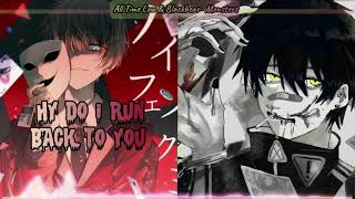 Nightcore  Monsters  Switching vocals All Time Low amp BlackbearLyrics [upl. by Berthoud]