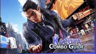 Kazuya Mishima Combo Guide  TEKKEN 8 Outdated [upl. by Thomasa]