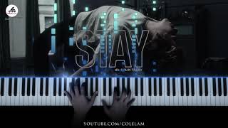 Stay Piano Tutorial  The Kid LAROI  Justin Bieber  Cole Lam [upl. by Odnomar]