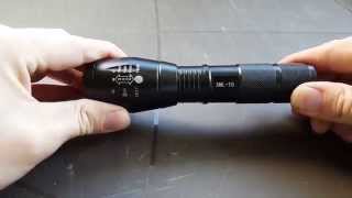 XMLT6 2000 lumen flashlight review [upl. by Redmond]