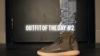 Outfit Of The Day Yeezy Boost 750 Chocolate November 26 2016 [upl. by Libenson]