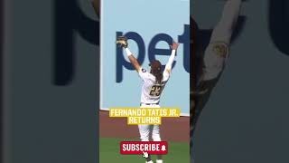 The Petco Park crowd welcomes Fernando Tatis Jr [upl. by Airb]