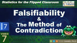 Falsifiability amp the Method of Contradiction – Foundations of the Null Hypothesis 77 [upl. by Oderfliw]