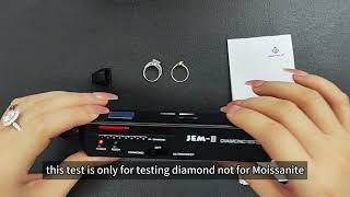 Diamond Tester JEM II Thermal Diamond Tester – for testing natural Diamond CZ – GemTrue Testers [upl. by Kcirddet]