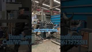 Continuous Auger Flight Cold Rolling Mill Machine Spiral Blade Forming Machine [upl. by Atinehs]