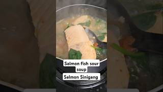 SALMON SINIGANG sinigang salmon shortsvideo food shortvideo shorts short cooking [upl. by Analah]