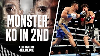 Fabian Rojo vs Daniel Gonzalez Full Fight Estrada Vs Bam Undercard [upl. by Attenyl]