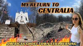 CENTRALIA in 2024  Walking Around Americas Burning GHOST TOWN [upl. by Attegroeg]