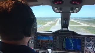 Tecnam P2006T landing in Key West [upl. by Fernando]