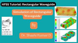 Design and Simulation of Rectangular Wave guide Mode and Fields analysis [upl. by Searcy]