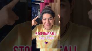 This trick reduced my hairfall hairfall hairfallsolution youtubeshorts shorts hack [upl. by Soule]