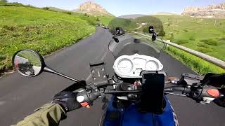 BMW F650GS Dakar  Dolomites Mountain Pass Pordoi [upl. by Sly]