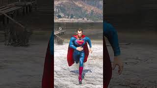 GTA V  SUPER MAN HELPS IRON MAN FROM ABOMINATION 😮shorts [upl. by Alodi]