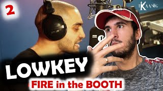 LOWKEY FIRE In The Booth Part 2  UK RAP REACTION  My Personal Favorite So Far [upl. by Kowal]