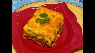 PASTELON DE PLÁTANO MADURO AL ESTILO DE LA COCINA DE MAYRI [upl. by Maiocco676]